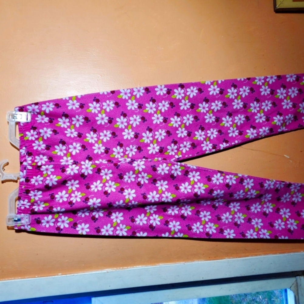 Floral Ladies Leggings - Pink. Size 12